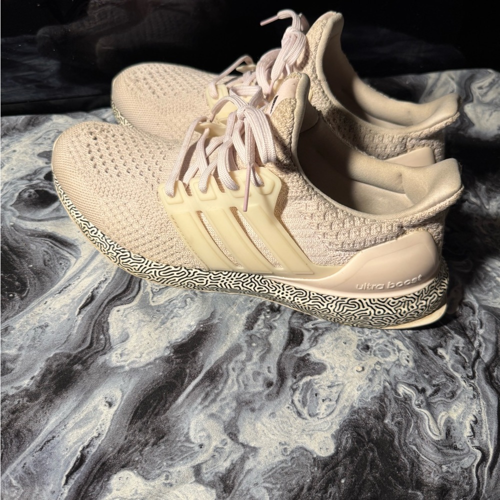 adidas Ultra Boost Cream Athletic Shoes